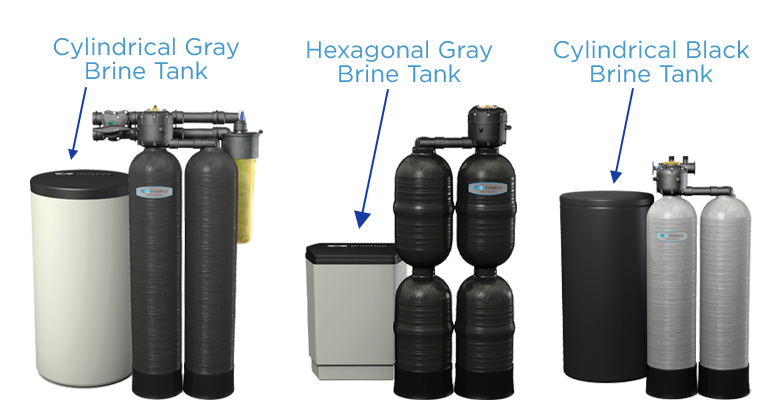 Kinetico Water Softeners with Brine Tanks